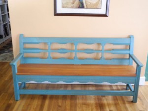 Fine hand crafted day bed by Robert Jarry